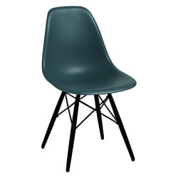 Vitra Eames DSW 43cm Side Chair Ocean / Black Maple